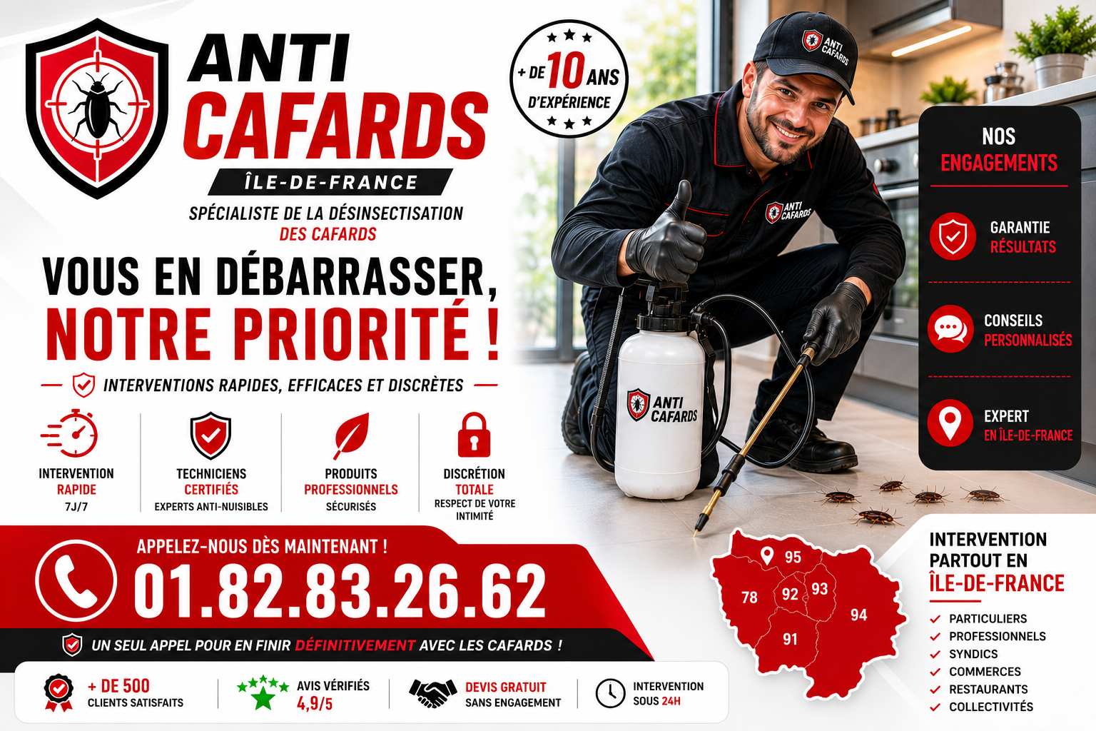 Cafards Sarcelles